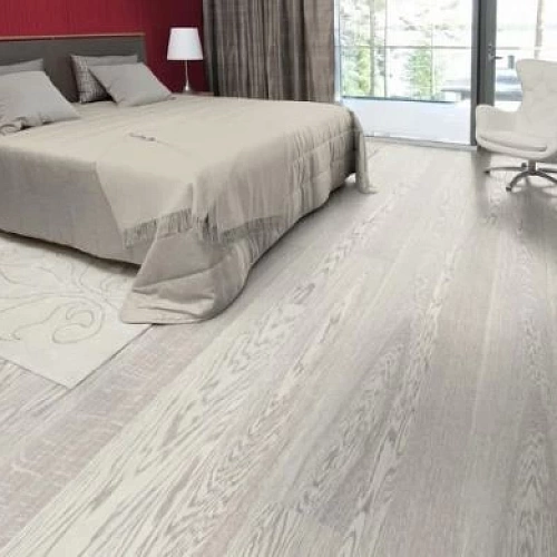 ДУБ SNOWFALL ПАРКЕТНАЯ ДОСКА KARELIA LIGHT